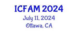 International Conference on Forensic Anthropology and Medicine (ICFAM) July 11, 2024 - Ottawa, Canada