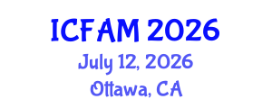 International Conference on Forensic Anthropology and Medicine (ICFAM) July 12, 2026 - Ottawa, Canada