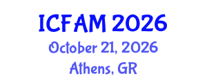 International Conference on Forensic Anthropology and Medicine (ICFAM) October 21, 2026 - Athens, Greece