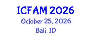 International Conference on Forensic Anthropology and Medicine (ICFAM) October 25, 2026 - Bali, Indonesia