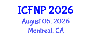 International Conference on Forensic Nursing and Psychiatry (ICFNP) August 05, 2026 - Montreal, Canada