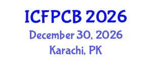 International Conference on Forensic Psychology and Criminal Behavior (ICFPCB) December 30, 2026 - Karachi, Pakistan International Conference on Forensic Psychology and Criminal Behavior (ICFPCB) December 30, 2026 - Karachi, Pakistan