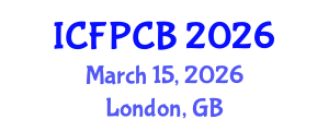 International Conference on Forensic Psychology and Criminal Behavior (ICFPCB) March 15, 2026 - London, United Kingdom