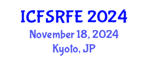 International Conference on Forensic Sciences and Reliable Forensic Evidence (ICFSRFE) November 18, 2024 - Kyoto, Japan