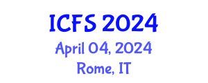 International Conference on Forensic Sciences (ICFS) April 04, 2024 - Rome, Italy