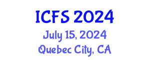 International Conference on Forensic Sciences (ICFS) July 15, 2024 - Quebec City, Canada