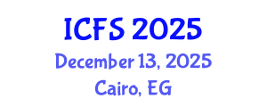 International Conference on Forensic Sciences (ICFS) December 13, 2025 - Cairo, Egypt