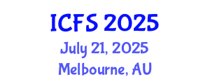 International Conference on Forensic Sciences (ICFS) July 21, 2025 - Melbourne, Australia
