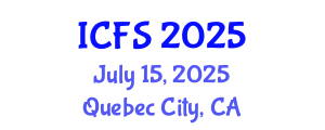 International Conference on Forensic Sciences (ICFS) July 15, 2025 - Quebec City, Canada