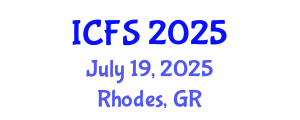 International Conference on Forensic Sciences (ICFS) July 19, 2025 - Rhodes, Greece
