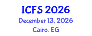 International Conference on Forensic Sciences (ICFS) December 13, 2026 - Cairo, Egypt