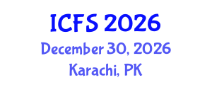 International Conference on Forensic Sciences (ICFS) December 30, 2026 - Karachi, Pakistan International Conference on Forensic Sciences (ICFS) December 30, 2026 - Karachi, Pakistan