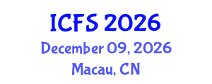 International Conference on Forensic Sciences (ICFS) December 09, 2026 - Macau, China International Conference on Forensic Sciences (ICFS) December 09, 2026 - Macau, China