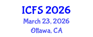 International Conference on Forensic Sciences (ICFS) March 23, 2026 - Ottawa, Canada International Conference on Forensic Sciences (ICFS) March 23, 2026 - Ottawa, Canada