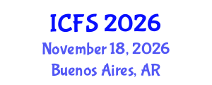 International Conference on Forensic Sciences (ICFS) November 18, 2026 - Buenos Aires, Argentina International Conference on Forensic Sciences (ICFS) November 18, 2026 - Buenos Aires, Argentina