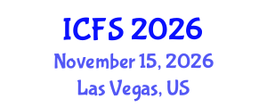 International Conference on Forensic Sciences (ICFS) November 15, 2026 - Las Vegas, United States International Conference on Forensic Sciences (ICFS) November 15, 2026 - Las Vegas, United States
