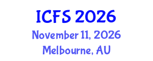 International Conference on Forensic Sciences (ICFS) November 11, 2026 - Melbourne, Australia International Conference on Forensic Sciences (ICFS) November 11, 2026 - Melbourne, Australia