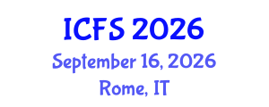 International Conference on Forensic Sciences (ICFS) September 16, 2026 - Rome, Italy