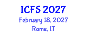 International Conference on Forensic Sciences (ICFS) February 18, 2027 - Rome, Italy International Conference on Forensic Sciences (ICFS) February 18, 2027 - Rome, Italy