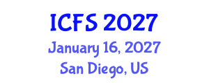 International Conference on Forensic Sciences (ICFS) January 16, 2027 - San Diego, United States International Conference on Forensic Sciences (ICFS) January 16, 2027 - San Diego, United States