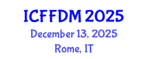International Conference on Forest Fire Disaster Management (ICFFDM) December 13, 2025 - Rome, Italy