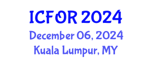 International Conference on Forest Operations and Research (ICFOR) December 06, 2024 - Kuala Lumpur, Malaysia