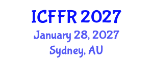 International Conference on Forestry and Forest Resources (ICFFR) January 28, 2027 - Sydney, Australia International Conference on Forestry and Forest Resources (ICFFR) January 28, 2027 - Sydney, Australia