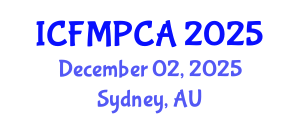International Conference on Fracture Mechanics, Polymers, Composites and Adhesives (ICFMPCA) December 02, 2025 - Sydney, Australia