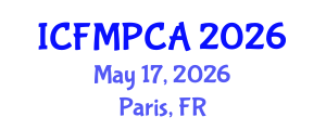 International Conference on Fracture Mechanics, Polymers, Composites and Adhesives (ICFMPCA) May 17, 2026 - Paris, France