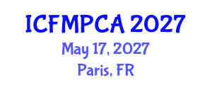 International Conference on Fracture Mechanics, Polymers, Composites and Adhesives (ICFMPCA) May 17, 2027 - Paris, France