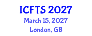 International Conference on Freight Transportation Systems (ICFTS) March 15, 2027 - London, United Kingdom International Conference on Freight Transportation Systems (ICFTS) March 15, 2027 - London, United Kingdom