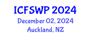 International Conference on Friction Stir Welding and Processing (ICFSWP) December 02, 2024 - Auckland, New Zealand