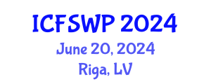 International Conference on Friction Stir Welding and Processing (ICFSWP) June 20, 2024 - Riga, Latvia
