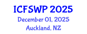 International Conference on Friction Stir Welding and Processing (ICFSWP) December 01, 2025 - Auckland, New Zealand