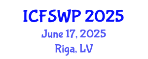 International Conference on Friction Stir Welding and Processing (ICFSWP) June 17, 2025 - Riga, Latvia