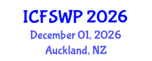 International Conference on Friction Stir Welding and Processing (ICFSWP) December 01, 2026 - Auckland, New Zealand International Conference on Friction Stir Welding and Processing (ICFSWP) December 01, 2026 - Auckland, New Zealand