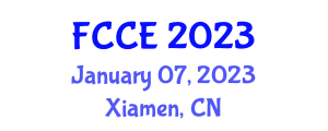 International Conference on Frontiers of Computers and Communication Engineering (FCCE) January 07, 2023 - Xiamen, China