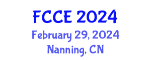 International Conference on Frontiers of Computers and Communication Engineering (FCCE) February 29, 2024 - Nanning, China International Conference on Frontiers of Computers and Communication Engineering (FCCE) February 29, 2024 - Nanning, China