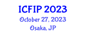 International Conference on Frontiers of Image Processing (ICFIP) October 27, 2023 - Osaka, Japan International Conference on Frontiers of Image Processing (ICFIP) October 27, 2023 - Osaka, Japan