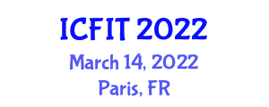 International Conference on Frontiers of Information Technology (ICFIT) March 14, 2022 - Paris, France