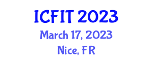 International Conference on Frontiers of Intelligent Technology (ICFIT) March 17, 2023 - Nice, France