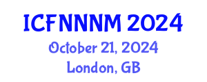 International Conference on Frontiers of Nanomaterials, Nanoparticles and Nanocomposite Materials (ICFNNNM) October 21, 2024 - London, United Kingdom