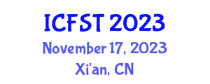 International Conference on Frontiers of Sensors Technologies (ICFST) November 17, 2023 - Xi'an, China International Conference on Frontiers of Sensors Technologies (ICFST) November 17, 2023 - Xi'an, China
