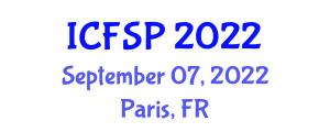 International Conference on Frontiers of Signal Processing (ICFSP) September 07, 2022 - Paris, France