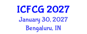 International Conference on Fuel Cells and Generators (ICFCG) January 30, 2027 - Bengaluru, India International Conference on Fuel Cells and Generators (ICFCG) January 30, 2027 - Bengaluru, India