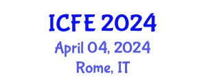 International Conference on Functional Equations (ICFE) April 04, 2024 - Rome, Italy