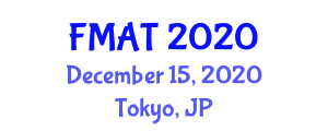 International Conference on Functional Materials and Applied Technologies (FMAT) December 15, 2020 - Tokyo, Japan