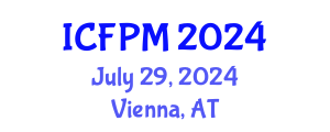 International Conference on Functional Polymeric Materials (ICFPM) July 29, 2024 - Vienna, Austria