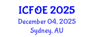 International Conference on Future of Education (ICFOE) December 04, 2025 - Sydney, Australia International Conference on Future of Education (ICFOE) December 04, 2025 - Sydney, Australia