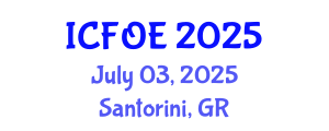 International Conference on Future of Education (ICFOE) July 03, 2025 - Santorini, Greece International Conference on Future of Education (ICFOE) July 03, 2025 - Santorini, Greece